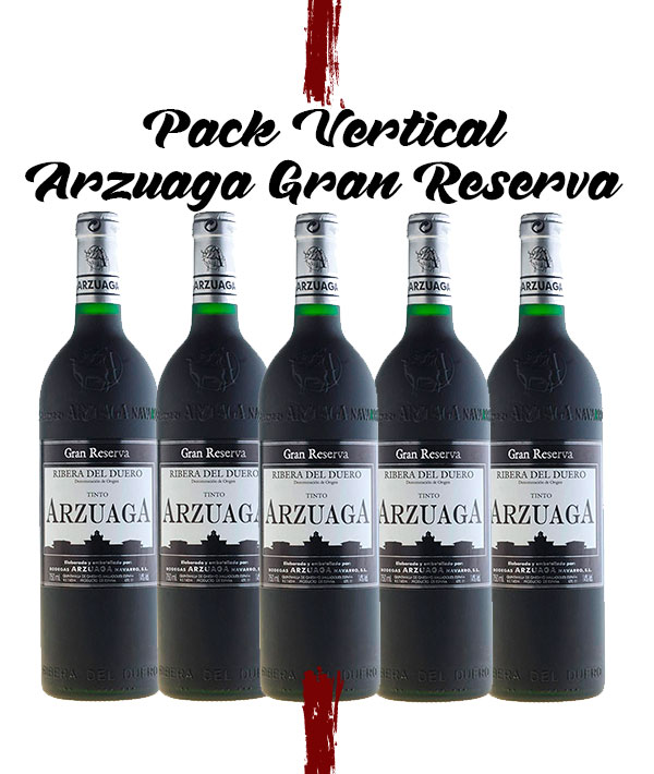 Pack de 5 botellas de vino Arzuaga Gran Reserva en Terravino