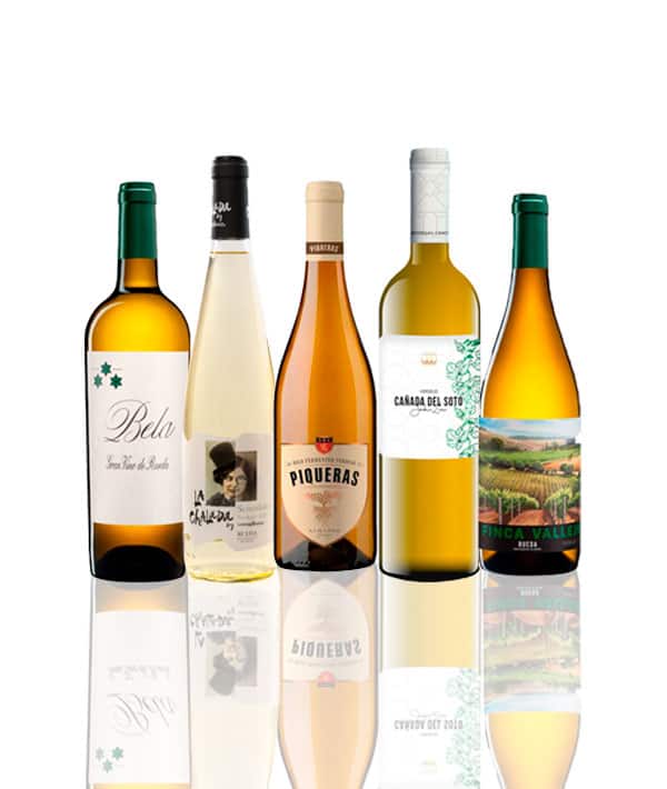 Selección vinos blancos verdejos Terravino