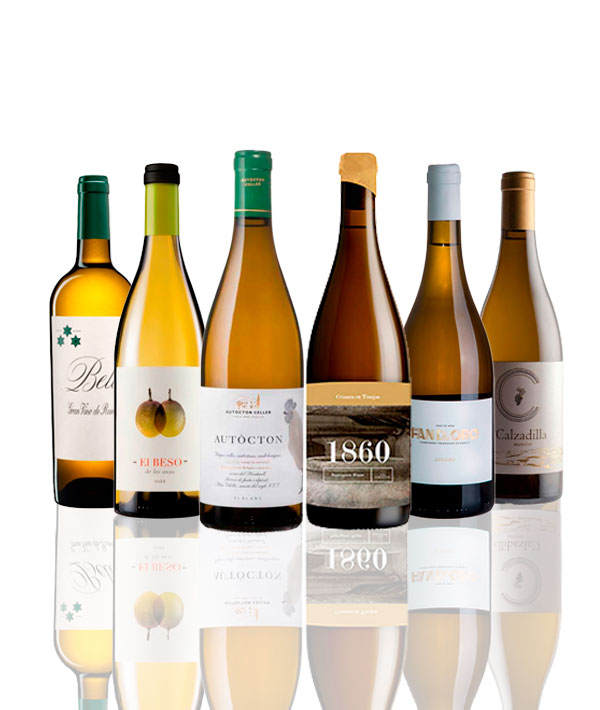 Selección de vinos blancos Complejos