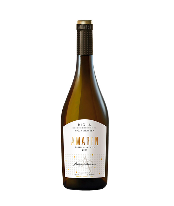 Vino blanco Amaren blanco barrica 2019 Terravino